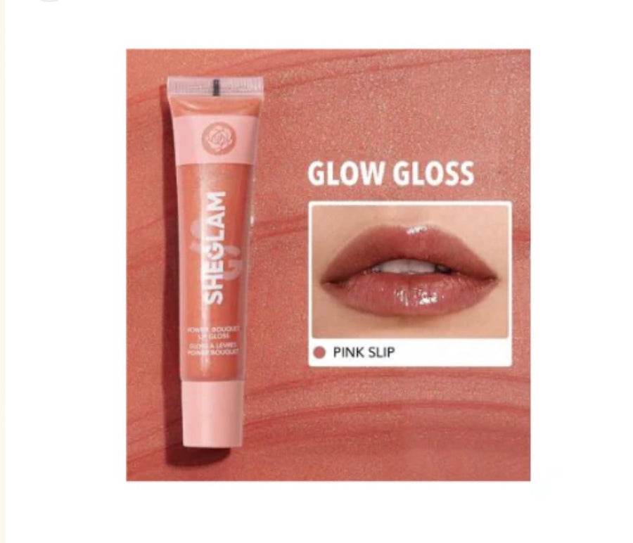 Sheglam Power Lip Gloss 12ml Pink Slip - ZM Cosmetics