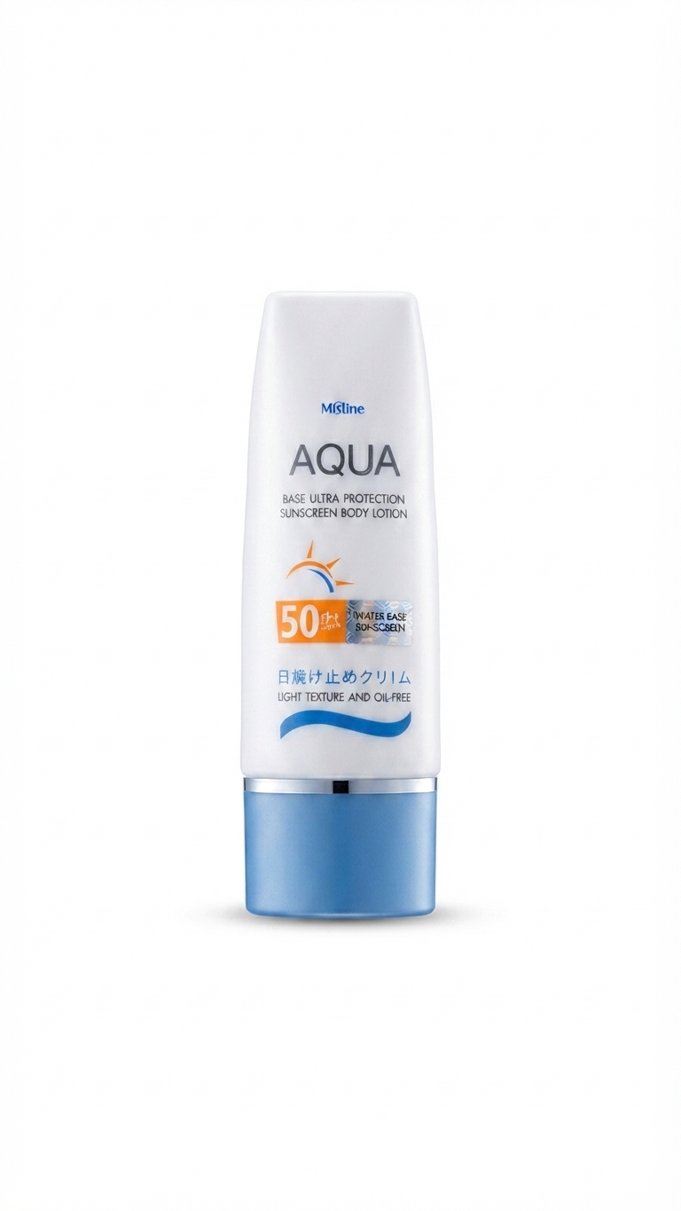 Mistine Aqua Base Ultra Protection Hydrating Sunscreen Face Body Lightweight