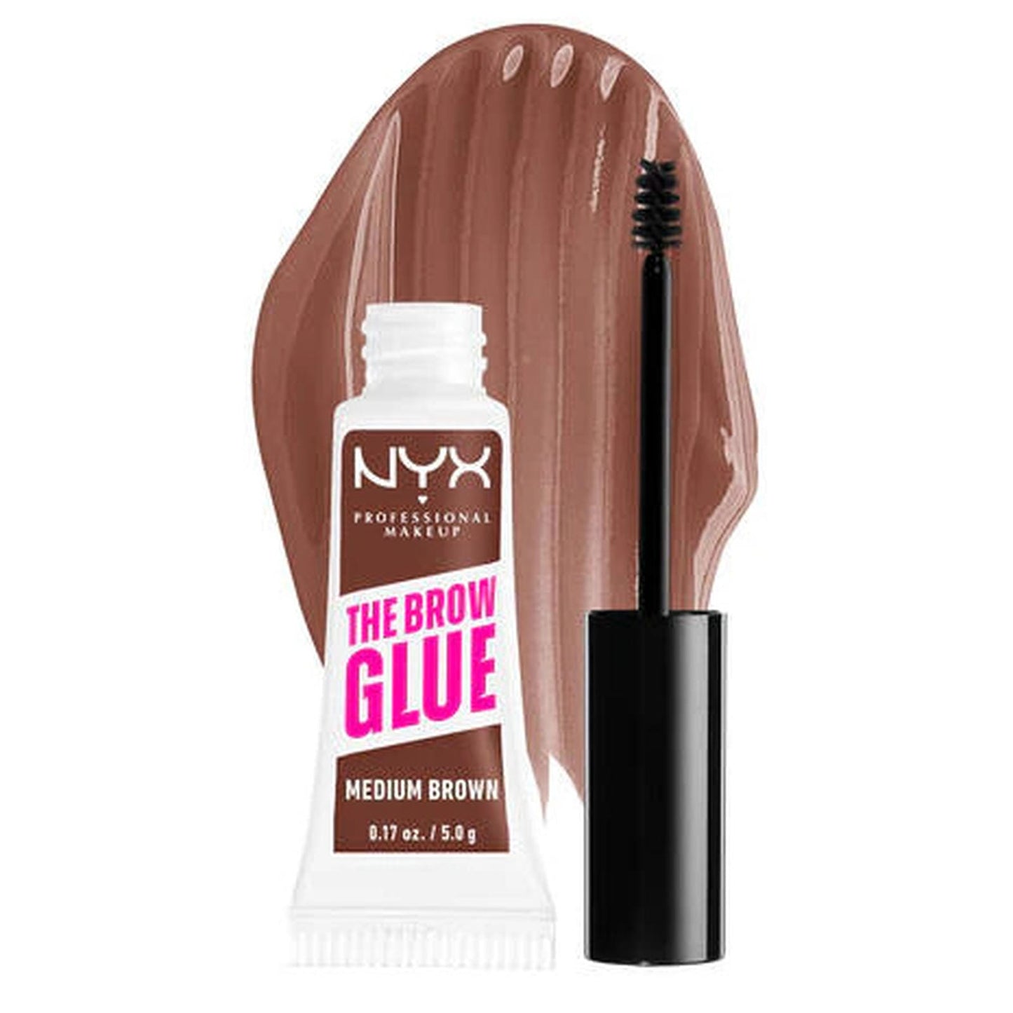 NYX Professional Makeup | مُحدد الحواجب الفوري THE BROW GLUE - بني متوسط