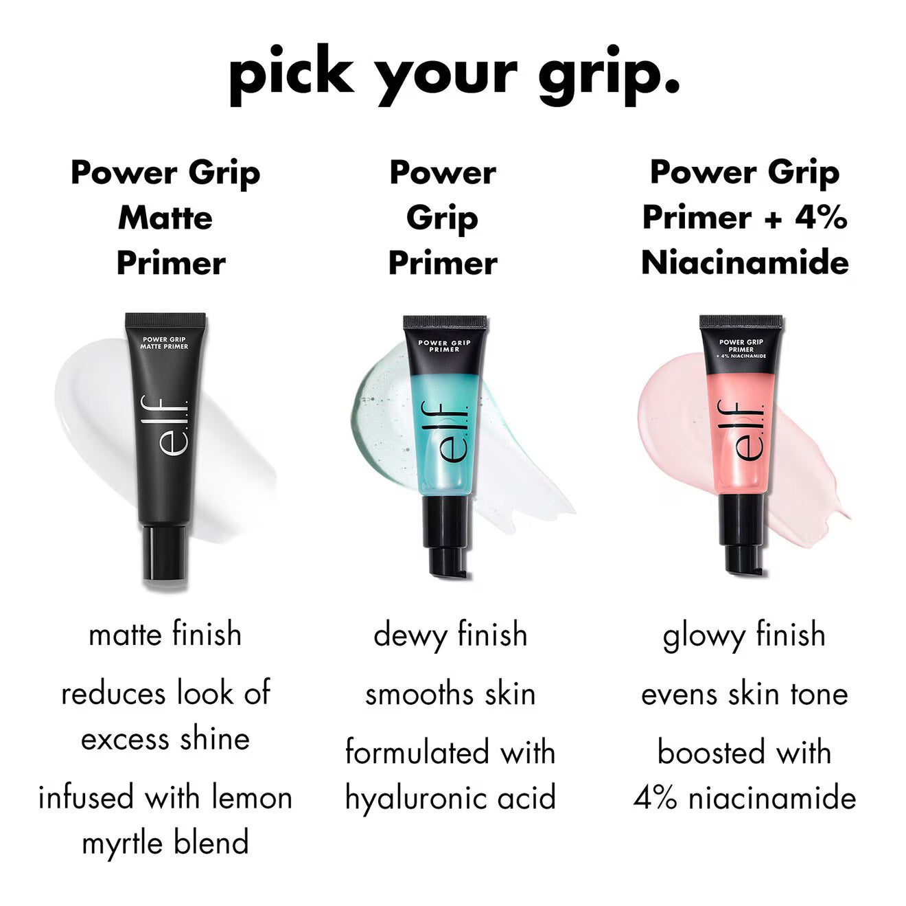 e.l.f cosmetic e.l.f. Power Grip Primer, Gel-Based & Hydrating Face Primer 24ml