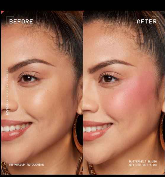 NYX Professional Makeup Buttermelt Powder Blush - BMBL08 Getting Butta