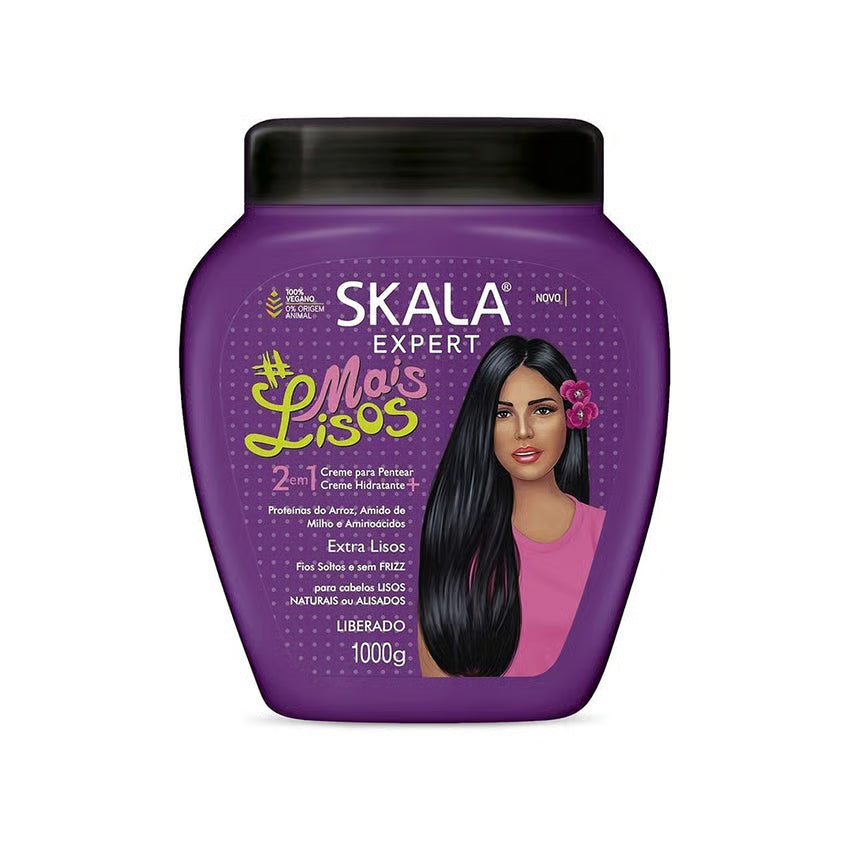Skala Expert Mais Lisos Moisturizing Hair Cream And Conditioner With Rice - ZM Cosmetics