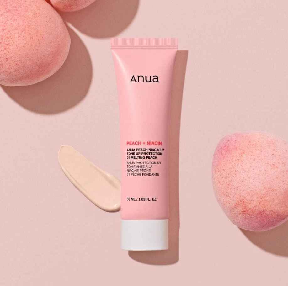 Anua Peach Niacin UV Tone Up Protection Melting Peach 50ml