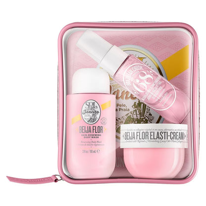 Sol de Janeiro Beija Flor Gift Set for Women 170ml – Luxury Fragrance & Body Care Collection,Premium Beauty Gift Box with Perfume, Body Mist & Self Care Essentials