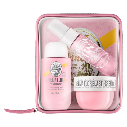 Sol de Janeiro Beija Flor Gift Set for Women 170ml – Luxury Fragrance & Body Care Collection,Premium Beauty Gift Box with Perfume, Body Mist & Self Care Essentials