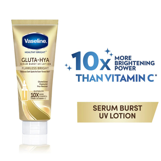 Vaseline Healthy Bright Gluta Hya Burst UV Flawless Glow Serum 300ml. - ZM Cosmetics