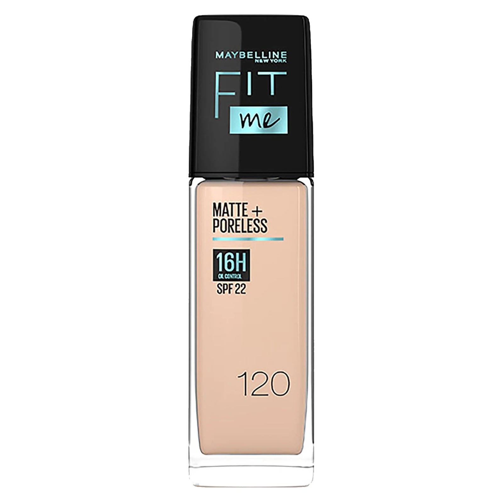 Fit Me Matte & Poreless Foundation 16H Oil Control with SPF 22 - 120 Beige Classic Ivory - ZM Cosmetics