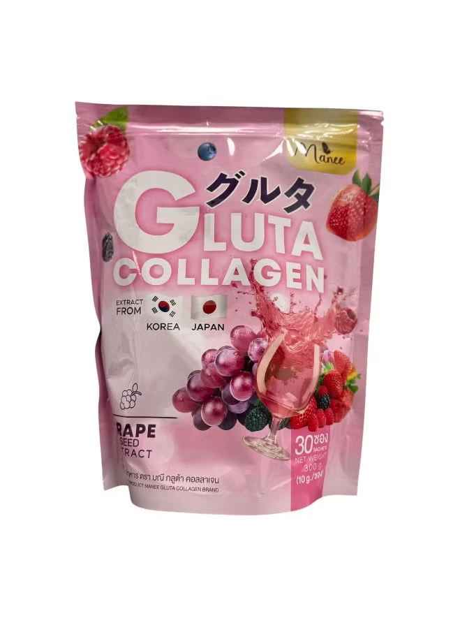 Manee Gluta Collagen Grape Seed Extract Supplement 30 Sachets