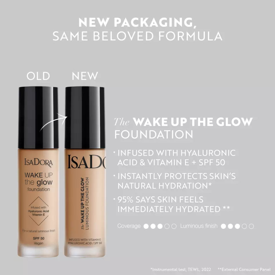 Isadora Wake Up Glow Foundation - 3N - ZM Cosmetics