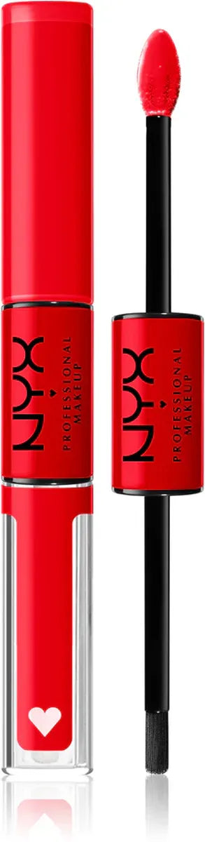 NYX Professional Makeup Shine Loud High Shine Lip Color liquid lipstick with high shine Farbton 17 - Rebel In Red 6,5 ml