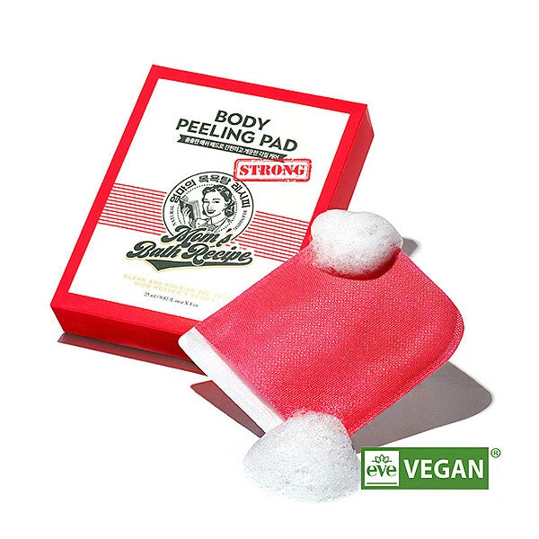 Mom's Bath Recipe Body Peeling Pad Trouble Care, Acne Remover All in One Bubble Body Wash & Scrub Gloves with BHA & Cica, Exfoliating Washcloth for Dead Skin Cells, Body Acne Breakouts, 8 Sheets - ZM Cosmetics