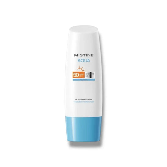 Mistine Aqua Base Ultra Protection مرطب واقي من الشمس للوجه والجسم وخفيف الوزن