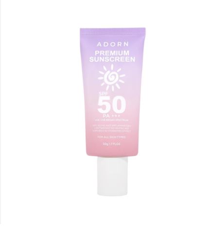 Adorn Premium Sunscreen Spf 50+++ 50g - ZM Cosmetics