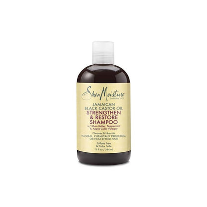 Shea Moisture Jamaican Black Castor Oil Strengthen and Restore Shampoo - ZM Cosmetics