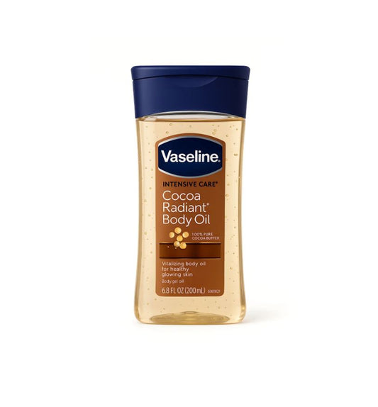 Vaseline Intensive Care Cocoa Radiant Body Oil, 6.8 fl. Oz - ZM Cosmetics