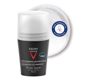Vichy Homme 48 Hour Anti Irritation Roll On  Anti Perspirant Deodorant For SensitiveSkin - ZM Cosmetics